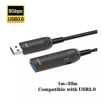 PremiumCord USB3.0   2.0 Optisches AOC Verlängerungskabel A/Stecker - A/Buchse 7m