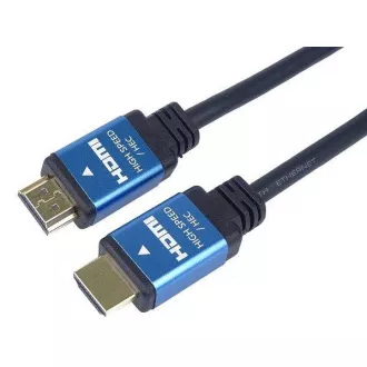 PremiumCord Ultra HDTV 4K@60Hz HDMI 2.0b Kabel Metall vergoldete Stecker 0.5m