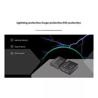 PremiumCord 4-Port USB 2.0 Extender über Cat5/Cat5e/Cat6 bis zu 150m