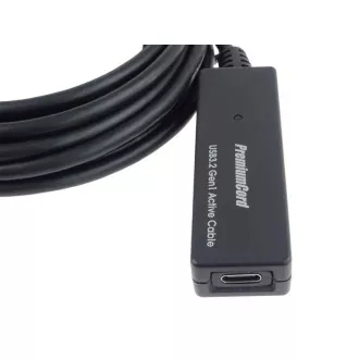 PremiumCord USB-C Repeater und Verlängerungskabel Stecker-Buchse, 5Gbps 5m PremiumCord USB-C Repeater und Verlängerungskabel Stecker-Buchse, 5Gbps 5m