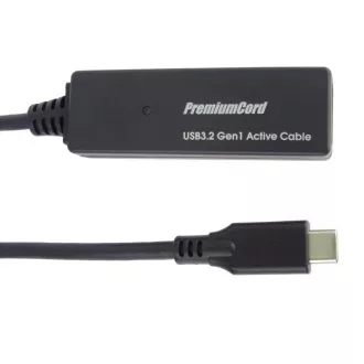 PremiumCord USB-C Repeater und Verlängerungskabel Stecker-Buchse, 5Gbps 5m PremiumCord USB-C Repeater und Verlängerungskabel Stecker-Buchse, 5Gbps 5m