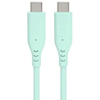 PremiumCord Silikonkabel mit USB-C-Steckern, 60 W, 480 Mbit/s, türkis, extra weich, 1,5 m PremiumCord Silikonkabel mit USB-C-Steckern, 60 W, 480 Mbit/s, türkis, extra weich, 1,5 m