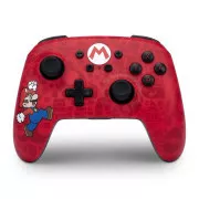 PowerA Enhanced Rechargeable Wireless Game Controller für Nintendo Switch - Super Mario Here We Go