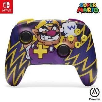PowerA Verbesserter kabelloser Controller für Nintendo – Super Mario Wario PowerA Verbesserter kabelloser Controller für Nintendo – Super Mario Wario