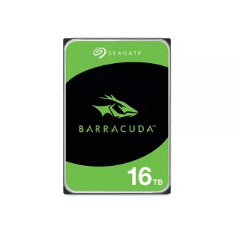 Seagate BarraCuda 3,5" HDD, 16TB, 3,5", SATAIII, 512MB Cache, 7.200RPM