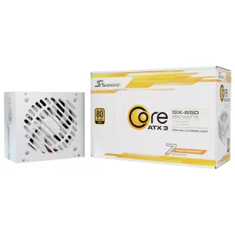SEASONIC-Netzteil 850W Core GX-850, ATX 3.1, 80 Gold, weiß SEASONIC-Netzteil 850W Core GX-850, ATX 3.1, 80 Gold, weiß