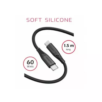 SWISSTEN DATENKABEL SOFT SILIKON USB-C / USB-C 1,5 M 60W SCHWARZ SWISSTEN DATENKABEL SOFT SILIKON USB-C / USB-C 1,5 M 60W SCHWARZ