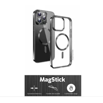 SWISSTEN CASE CLEAR JELLY MagStick METALLIC für IPHONE XS BLACK SWISSTEN CASE CLEAR JELLY MagStick METALLIC für IPHONE XS BLACK