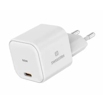 SWISSTEN NETZWERK ADAPTER GaN 1x USB-C 65W STROMVERSORGUNG WEISS SWISSTEN NETZWERK ADAPTER GaN 1x USB-C 65W STROMVERSORGUNG WEISS