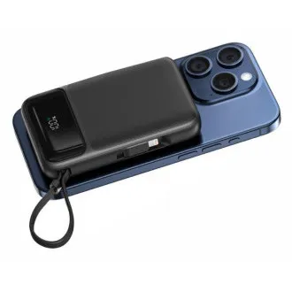 SWISSTEN POWER BANK 10000 mAh PD 20 W MIT INTEGRIERTEN USB-C- UND LIGHTNING-KABELN (MagSafe-kompatibel) SWISSTEN POWER BANK 10000 mAh PD 20 W MIT INTEGRIERTEN USB-C- UND LIGHTNING-KABELN (MagSafe-kompatibel)