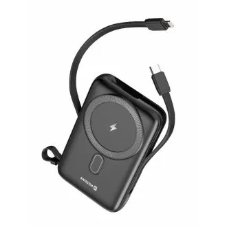 SWISSTEN POWER BANK 10000 mAh PD 20 W MIT INTEGRIERTEN USB-C- UND LIGHTNING-KABELN (MagSafe-kompatibel) SWISSTEN POWER BANK 10000 mAh PD 20 W MIT INTEGRIERTEN USB-C- UND LIGHTNING-KABELN (MagSafe-kompatibel)