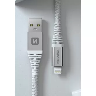 SWISSTEN DATENKABEL KEVLAR USB / LIGHTNING 1.5 M WEISS SWISSTEN DATENKABEL KEVLAR USB / LIGHTNING 1.5 M WEISS