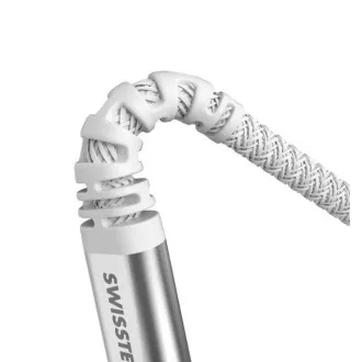 SWISSTEN DATENKABEL KEVLAR USB/USB-C 1.5 M WEISS SWISSTEN DATENKABEL KEVLAR USB/USB-C 1.5 M WEISS
