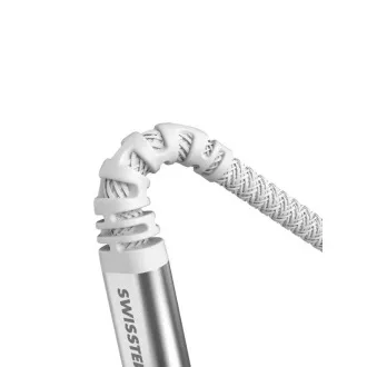 SWISSTEN DATENKABEL KEVLAR USB-C / USB-C 1,5 M WEISS SWISSTEN DATENKABEL KEVLAR USB-C / USB-C 1,5 M WEISS