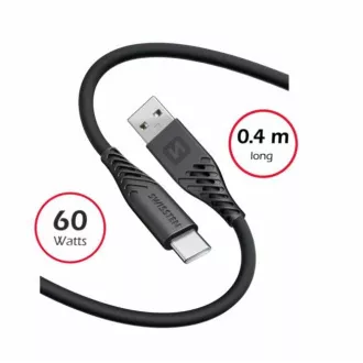 SWISSTEN DATENKABEL SOFT SILIKON USB / USB-C 0,4 M SCHWARZ SWISSTEN DATENKABEL SOFT SILIKON USB / USB-C 0,4 M SCHWARZ