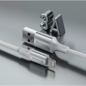 SWISSTEN DATENKABEL TEXTIL II USB / LIGHTNING 1.5 M WEISS SWISSTEN DATENKABEL TEXTIL II USB / LIGHTNING 1.5 M WEISS