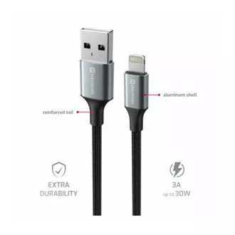 SWISSTEN DATENKABEL TEXTIL II USB / LIGHTNING 1,5 M SCHWARZ SWISSTEN DATENKABEL TEXTIL II USB / LIGHTNING 1,5 M SCHWARZ
