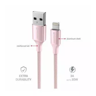 SWISSTEN DATENKABEL TEXTIL II USB / LIGHTNING 1,5 M ROSA SWISSTEN DATENKABEL TEXTIL II USB / LIGHTNING 1,5 M ROSA