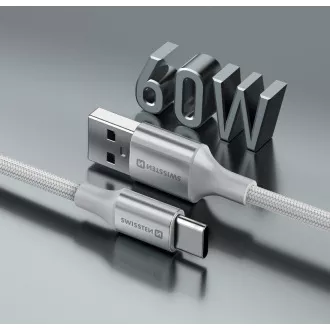 SWISSTEN DATENKABEL TEXTIL II USB / USB-C 1.5 M WEISS SWISSTEN DATENKABEL TEXTIL II USB / USB-C 1.5 M WEISS