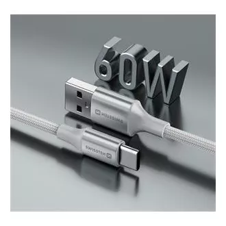 SWISSTEN DATENKABEL TEXTIL II USB / USB-C 1.5 M WEISS SWISSTEN DATENKABEL TEXTIL II USB / USB-C 1.5 M WEISS