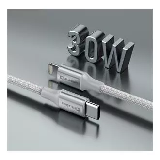 SWISSTEN DATENKABEL TEXTIL II USB-C / LIGHTNING 1.5 M WEISS SWISSTEN DATENKABEL TEXTIL II USB-C / LIGHTNING 1.5 M WEISS