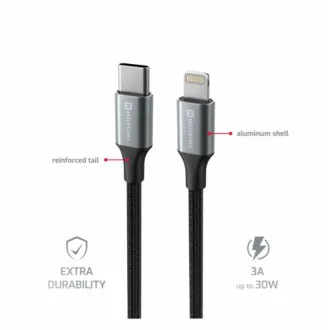 SWISSTEN DATENKABEL TEXTIL II USB-C / LIGHTNING 1,5 M SCHWARZ SWISSTEN DATENKABEL TEXTIL II USB-C / LIGHTNING 1,5 M SCHWARZ