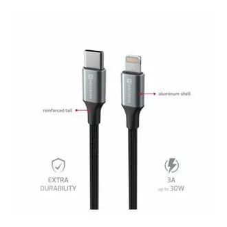 SWISSTEN DATENKABEL TEXTIL II USB-C / LIGHTNING 1,5 M SCHWARZ SWISSTEN DATENKABEL TEXTIL II USB-C / LIGHTNING 1,5 M SCHWARZ