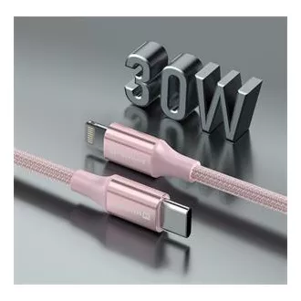 SWISSTEN DATENKABEL TEXTIL II USB-C / LIGHTNING 1,5 M ROSA SWISSTEN DATENKABEL TEXTIL II USB-C / LIGHTNING 1,5 M ROSA
