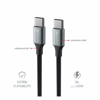 SWISSTEN DATENKABEL TEXTIL II USB-C / USB-C 1,5 M SCHWARZ SWISSTEN DATENKABEL TEXTIL II USB-C / USB-C 1,5 M SCHWARZ