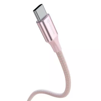 SWISSTEN DATENKABEL TEXTIL II USB-C / USB-C 1,5 M ROSA