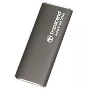 Transcend ESD265C 2TB, USB 10Gbps Typ C, Externe SSD (3D NAND Flash), kompakte Größe, grau