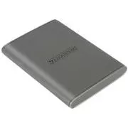 Transcend ESD360C 1TB, USB 20Gbps Typ C, Externe SSD (3D NAND Flash), kompakte Größe, grau