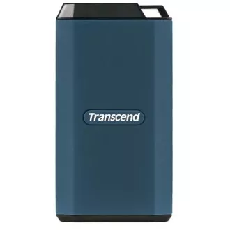 Transcend ESD410C 2TB, USB 20Gbps Typ C, Externe langlebige SSD (3D NAND flash), 2000MB/R, 2000MB/W, blau