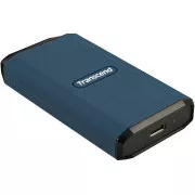 Transcend ESD410C 4TB, USB 20Gbps Typ C, Externe langlebige SSD (3D NAND flash), 2000MB/R, 2000MB/W, blau