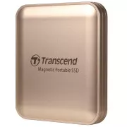 Transcend ESD420C 1TB, USB 20Gbps Typ C, externe langlebige SSD (3D NAND flash), 2000MB/R, 2000MB/W, Magsafe, Gold