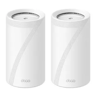 TP-Link WiFi-Router Deco BE85(2er-Pack) BE19000, WiFi 7, 1x 10GLAN, 2x 2.5GLAN, 1x 10GLAN/SFP , USB, 2.4/5/6GHz TP-Link WiFi-Router Deco BE85(2er-Pack) BE19000, WiFi 7, 1x 10GLAN, 2x 2.5GLAN, 1x 10GLAN/SFP , USB, 2.4/5/6GHz