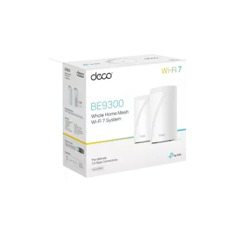 TP-Link Deco BE65(2er-Pack) BE9300 Tri-Band Mesh WiFi 7 System für den ganzen Haushalt, 4x 2.5GLAN, USB, 2.4/5/6GHz, HomeShield TP-Link Deco BE65(2er-Pack) BE9300 Tri-Band Mesh WiFi 7 System für den ganzen Haushalt, 4x 2.5GLAN, USB, 2.4/5/6GHz, HomeShield
