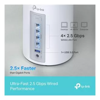 TP-Link Deco BE65(2er-Pack) BE9300 Tri-Band Mesh WiFi 7 System für den ganzen Haushalt, 4x 2.5GLAN, USB, 2.4/5/6GHz, HomeShield TP-Link Deco BE65(2er-Pack) BE9300 Tri-Band Mesh WiFi 7 System für den ganzen Haushalt, 4x 2.5GLAN, USB, 2.4/5/6GHz, HomeShield