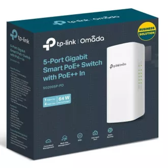 TP-Link SG2005P-PD Smart Switch, 4x GLAN mit PoE, 1x GLAN mit PoE-in, 90W, Omada SDN TP-Link SG2005P-PD Smart Switch, 4x GLAN mit PoE, 1x GLAN mit PoE-in, 90W, Omada SDN