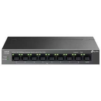TP-Link LS109P Switch 1x LAN, 8x LAN mit PoE , 63W TP-Link LS109P Switch 1x LAN, 8x LAN mit PoE , 63W