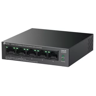 TP-Link LS105LP Switch 1x LAN, 4x LAN mit PoE, 41W TP-Link LS105LP Switch 1x LAN, 4x LAN mit PoE, 41W