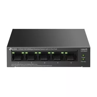 TP-Link LS105LP Switch 1x LAN, 4x LAN mit PoE, 41W TP-Link LS105LP Switch 1x LAN, 4x LAN mit PoE, 41W