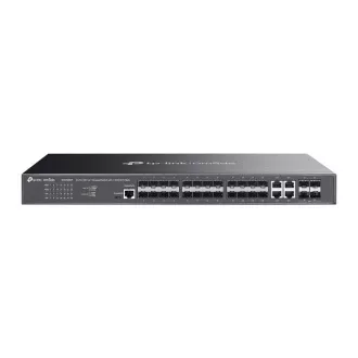 TP-Link SG3428XF Omada 24-Port SFP L2 Managed Switch mit 4 10GE SFP Steckplätzen TP-Link SG3428XF Omada 24-Port SFP L2 Managed Switch mit 4 10GE SFP Steckplätzen