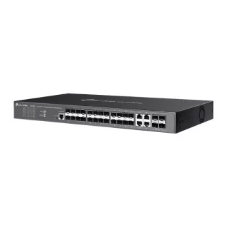 TP-Link SG3428XF Omada 24-Port SFP L2 Managed Switch mit 4 10GE SFP Steckplätzen TP-Link SG3428XF Omada 24-Port SFP L2 Managed Switch mit 4 10GE SFP Steckplätzen