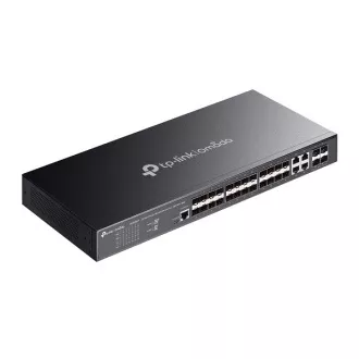 TP-Link SG3428XF Omada 24-Port SFP L2 Managed Switch mit 4 10GE SFP Steckplätzen TP-Link SG3428XF Omada 24-Port SFP L2 Managed Switch mit 4 10GE SFP Steckplätzen