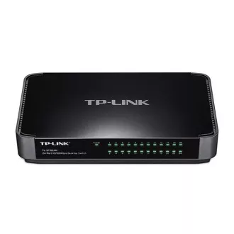 TP-Link TL-SF1024M Desktop-Switch 24x 10/100Mbps, Kunststoffgehäuse TP-Link TL-SF1024M Desktop-Switch 24x 10/100Mbps, Kunststoffgehäuse