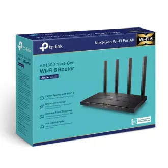 TP-Link Archer AX12 - AX1500 WiFi 6 Router , 3 x GLAN, 1x GWAN, 2.4/5GHz , WPA3, MU-MIMO, Beamforming TP-Link Archer AX12 - AX1500 WiFi 6 Router , 3 x GLAN, 1x GWAN, 2.4/5GHz , WPA3, MU-MIMO, Beamforming