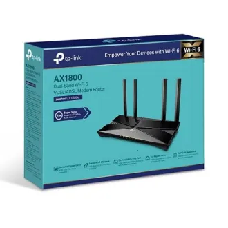 TP-Link Archer VX1800V - AX1800 Wi-Fi 6 VDSL/ADSL Modem und Router, USB 2.0 für 3G/4G und Medien, RJ-11 für VoIP Telefon, Eas - Gebraucht TP-Link Archer VX1800V - AX1800 Wi-Fi 6 VDSL/ADSL Modem und Router, USB 2.0 für 3G/4G und Medien, RJ-11 für VoIP Telefon, Eas - Gebraucht