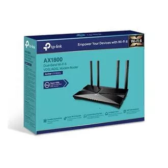 TP-Link Archer VX1800V - AX1800 Wi-Fi 6 VDSL/ADSL Modem und Router, USB 2.0 für 3G/4G und Medien, RJ-11 für VoIP Telefon, Eas TP-Link Archer VX1800V - AX1800 Wi-Fi 6 VDSL/ADSL Modem und Router, USB 2.0 für 3G/4G und Medien, RJ-11 für VoIP Telefon, Eas