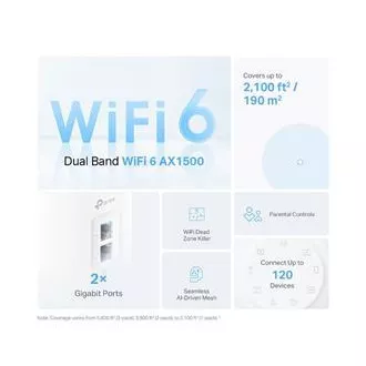 TP-Link Deco X10(2er-Pack) - AX1500 Mesh Wi-Fi 6 System für Smart Home - Kindersicherung - (2er-Pack) TP-Link Deco X10(2er-Pack) - AX1500 Mesh Wi-Fi 6 System für Smart Home - Kindersicherung - (2er-Pack)